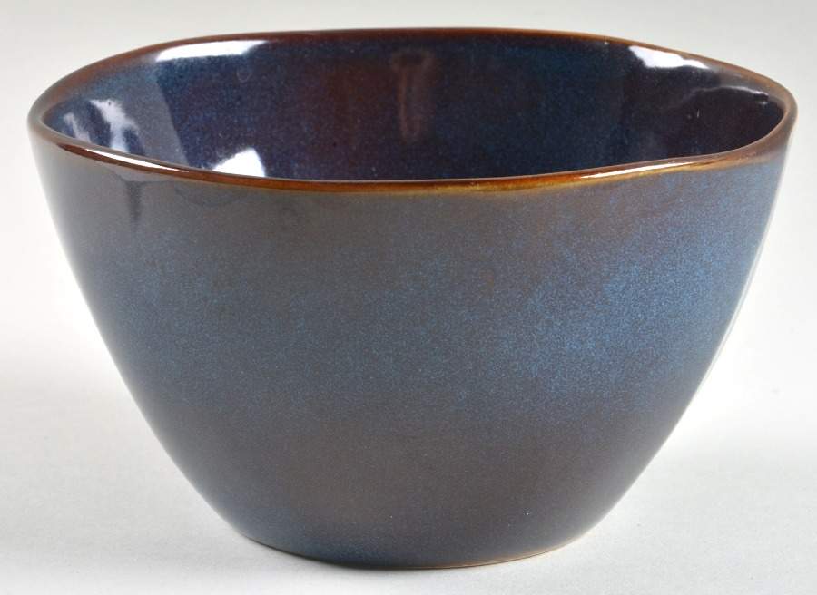 Organic Reactive Indigo Soup/Cereal Bowl by World Market-1