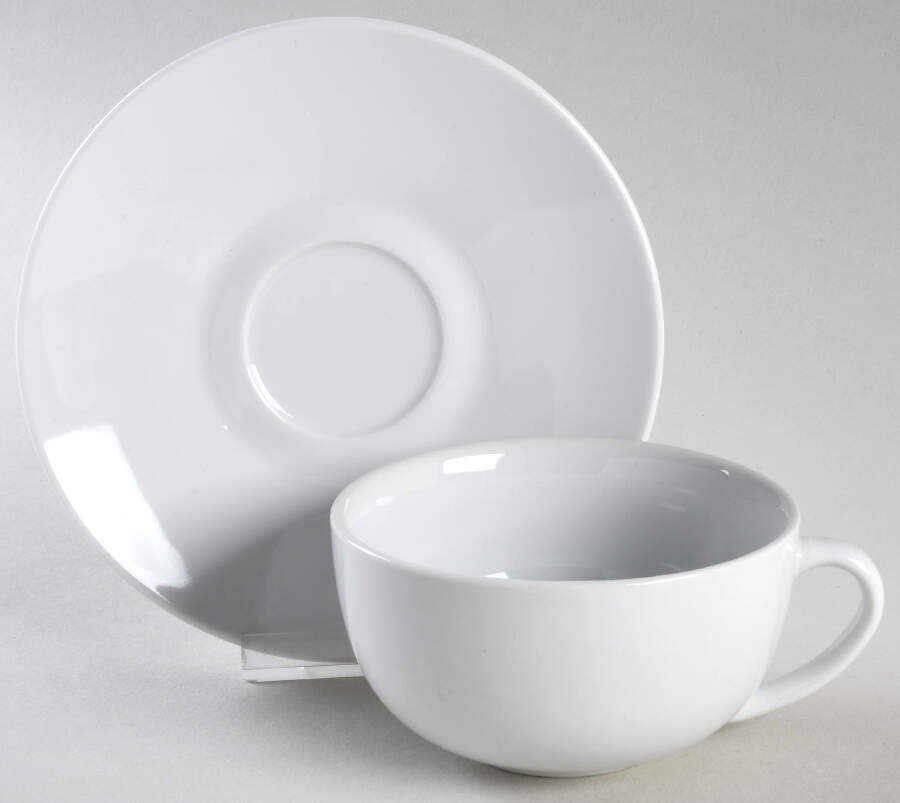 Open Kitchen Flat Cup & Saucer Set by Williams-Sonoma-1