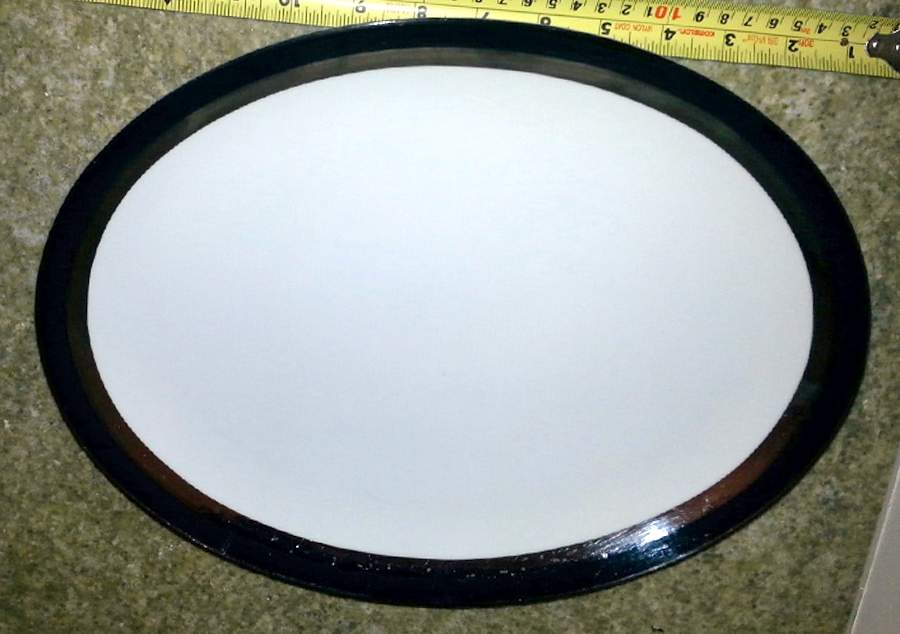 W1I1 13" Oval Serving Platter by Wimco-Japan-1
