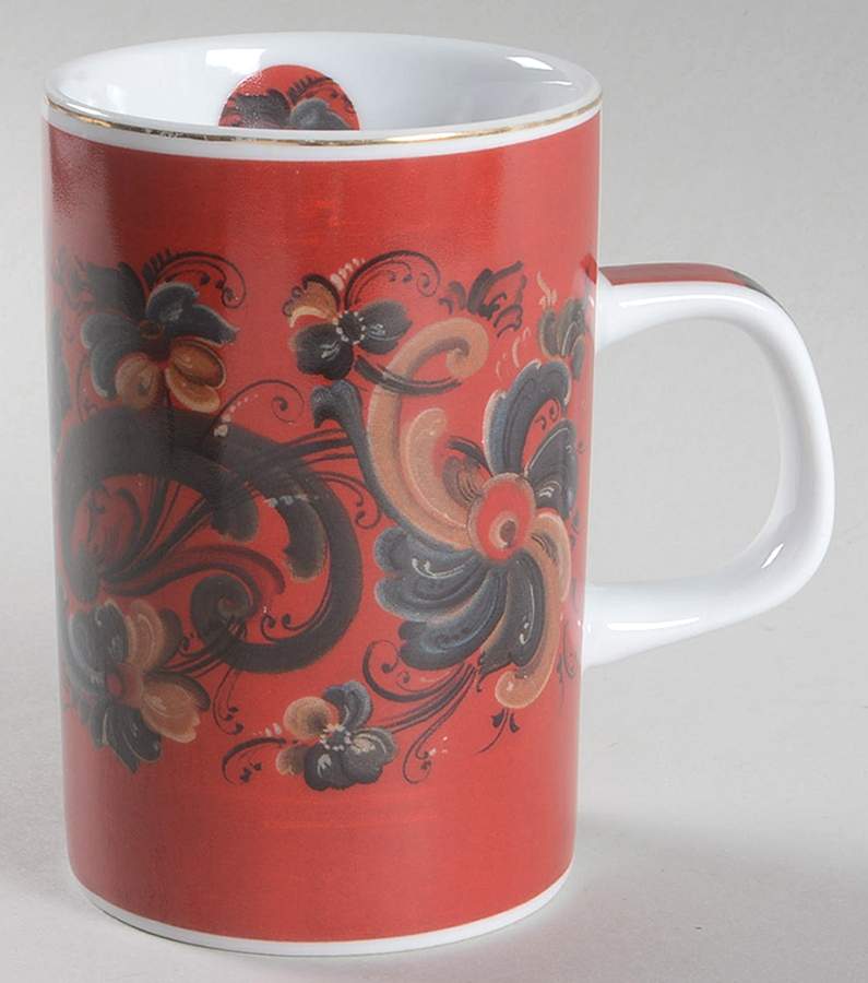 Rosemaling Norge Mug by Way Nor-1