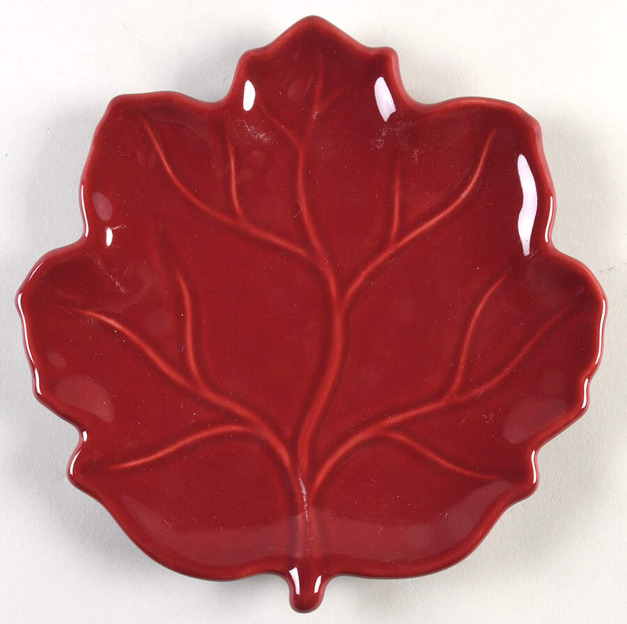 Autumn Leaf Luncheon Plate by Workshop Gerald Henn-1