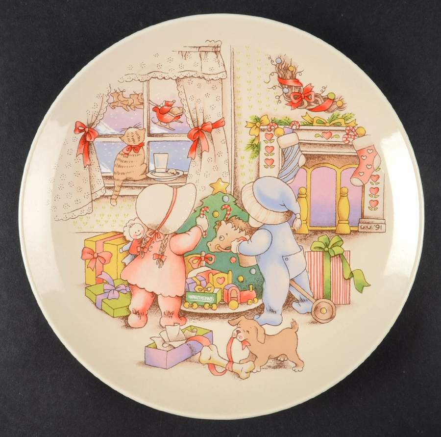 Country Kids Dessert/Pie Plate by Watkins-1