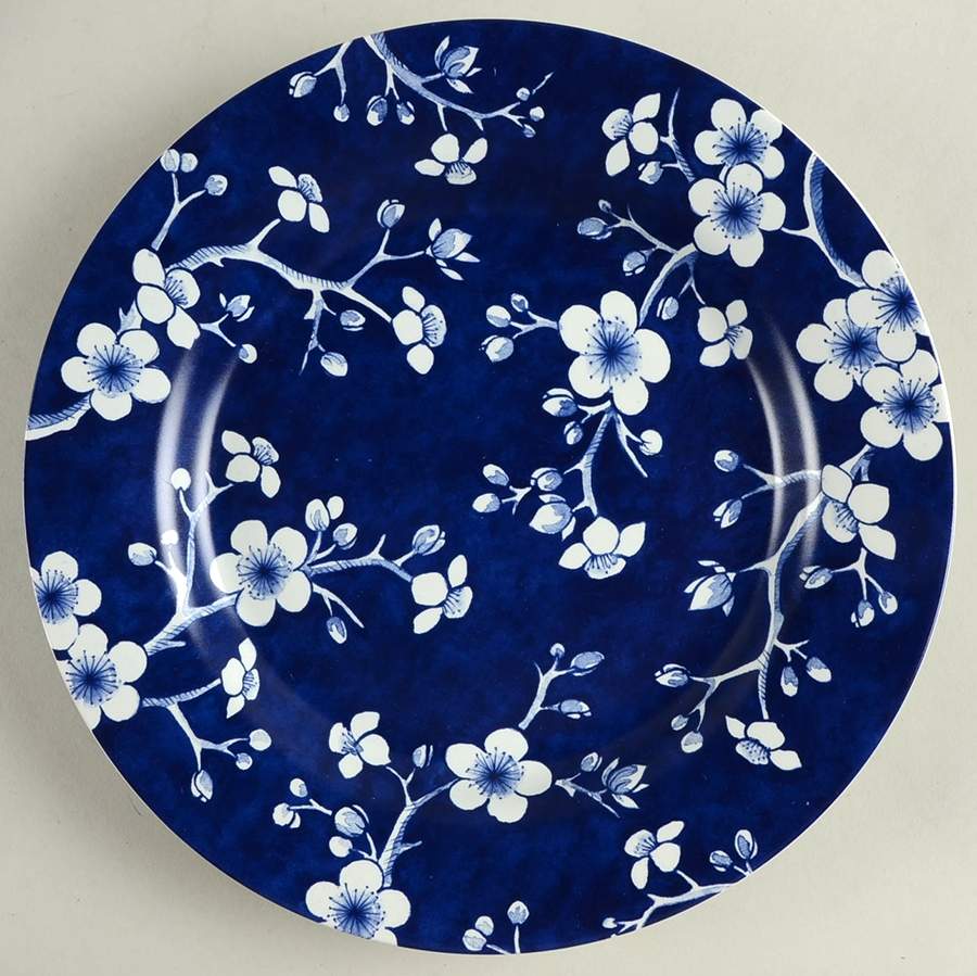 French Blue Bouquet Dinner Plate by Williams-Sonoma-1