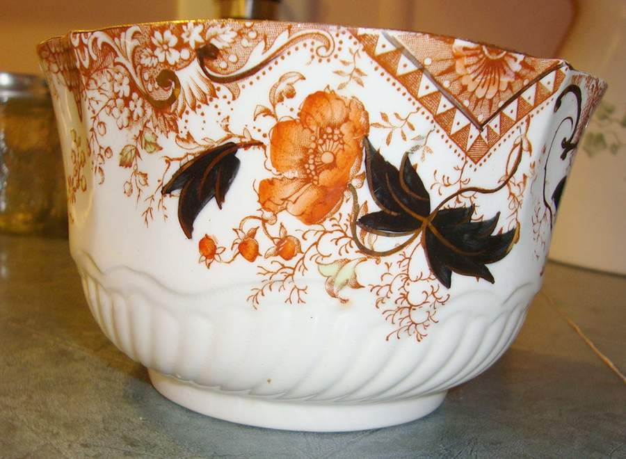 Karoo Cranberry Bowl by Heath Wildblood & Sons-1
