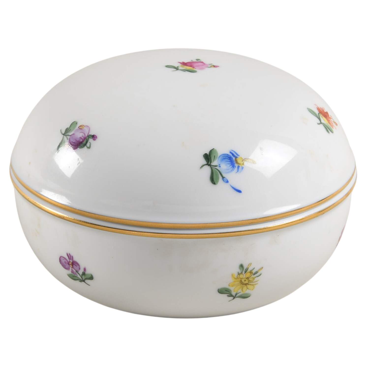 5096 4" Round Box & Lid by Wiener Porzellan-1