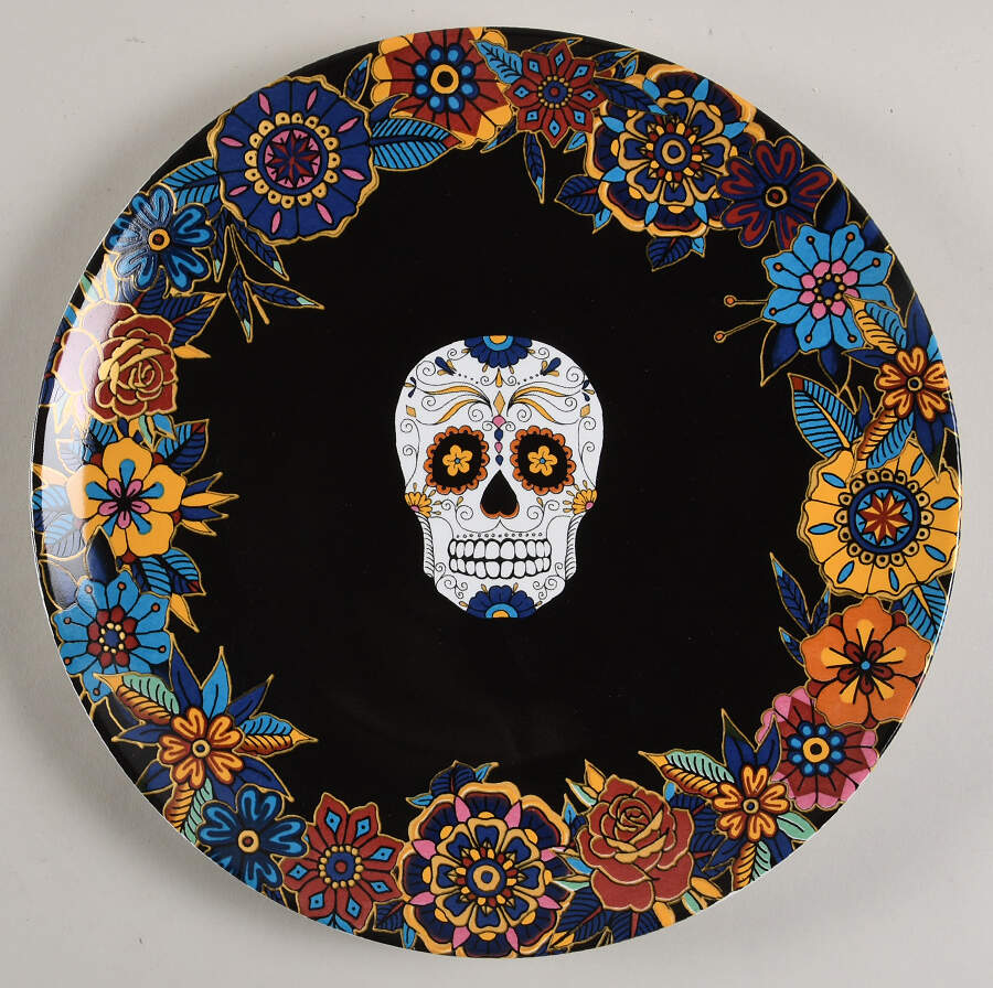 Day of the Dead Dinner Plate by Williams-Sonoma-1