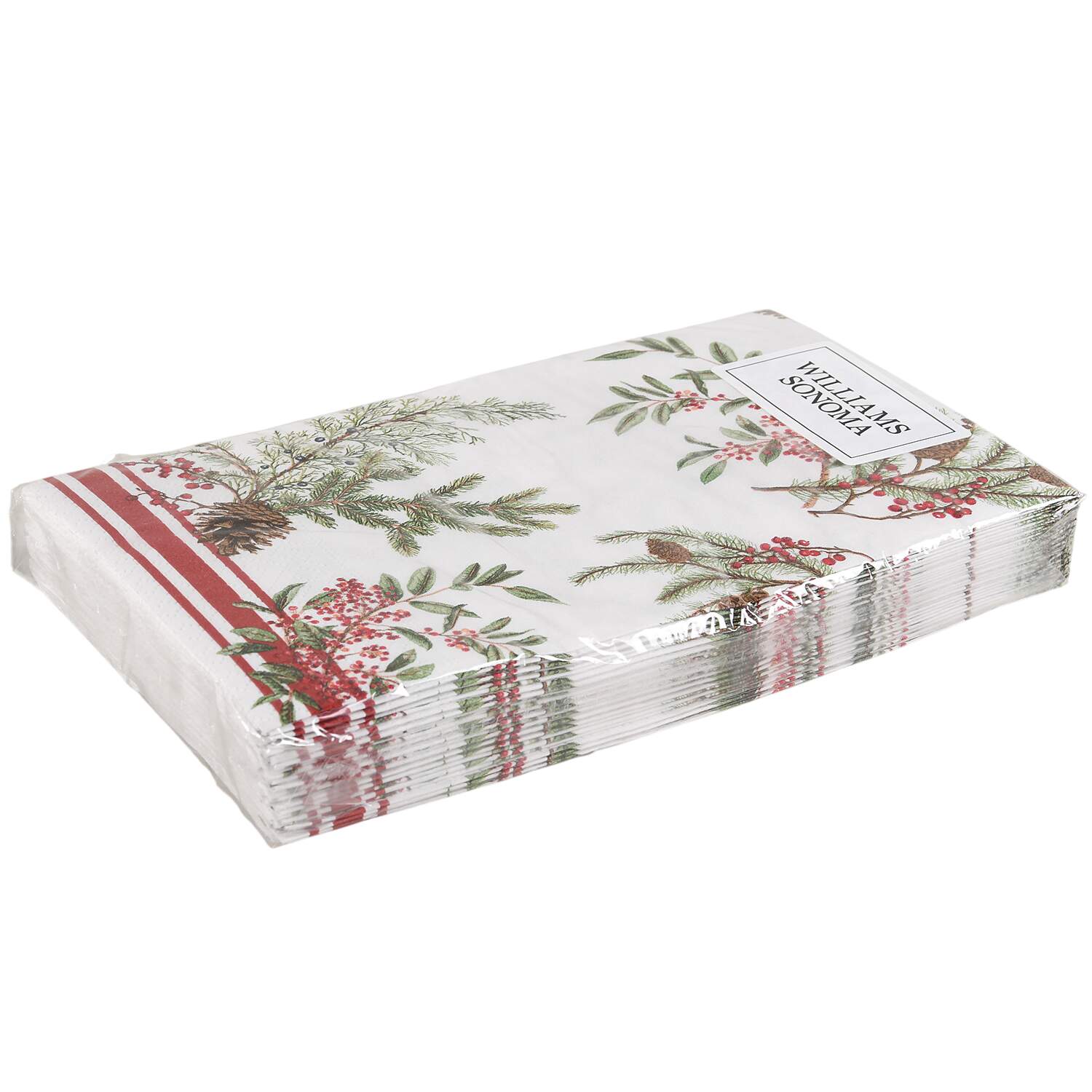 Woodland Berry Package of Paper Guest Towel Napkins by Williams-Sonoma-1