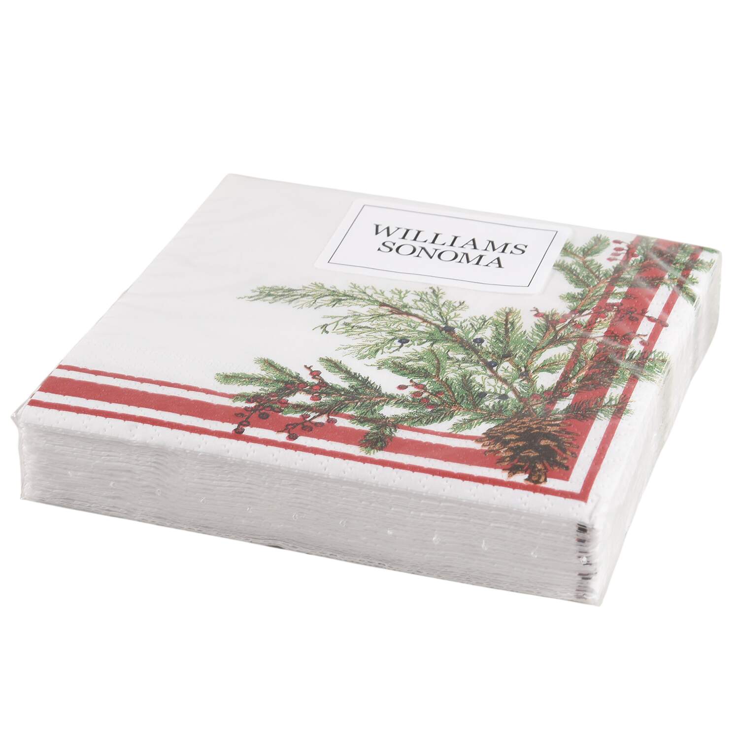 Woodland Berry Package of Paper Cocktail Napkins by Williams-Sonoma-1