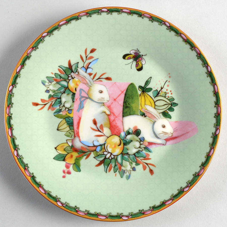 Famille Rose Salad Plate by Williams-Sonoma-1