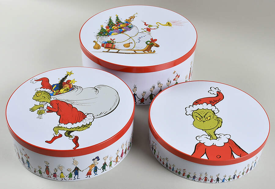 The Grinch (Set of 3) Nested Storage Tins by Williams-Sonoma-1