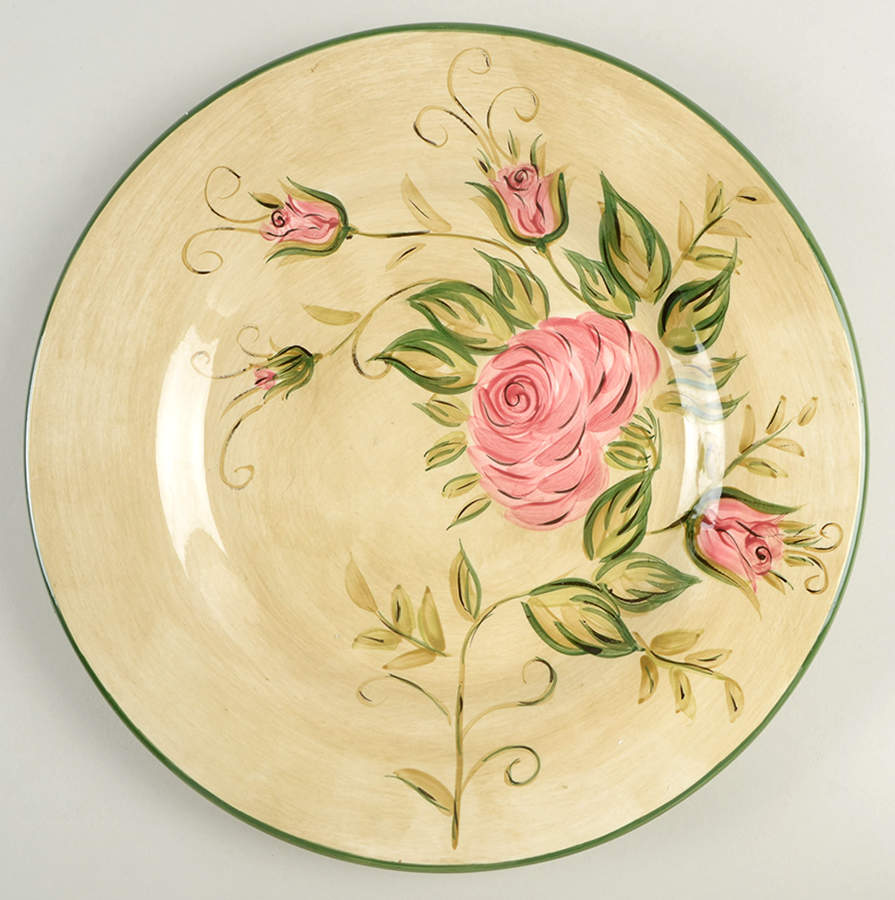Romantic Garden Dinner Plate by Whole Home-1