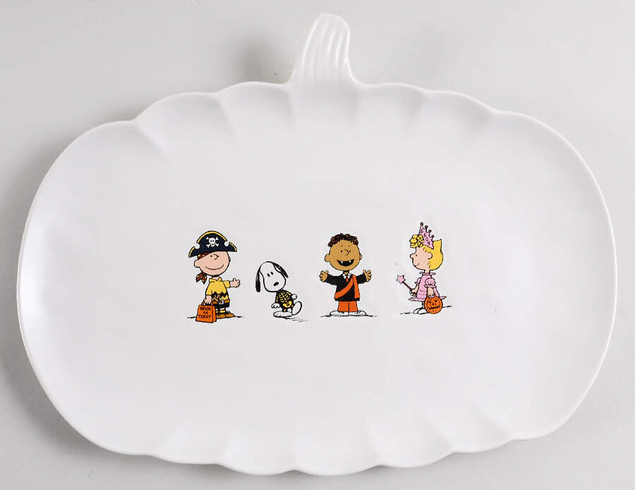 Peanuts Halloween 14" Oval Serving Platter by Williams-Sonoma-1