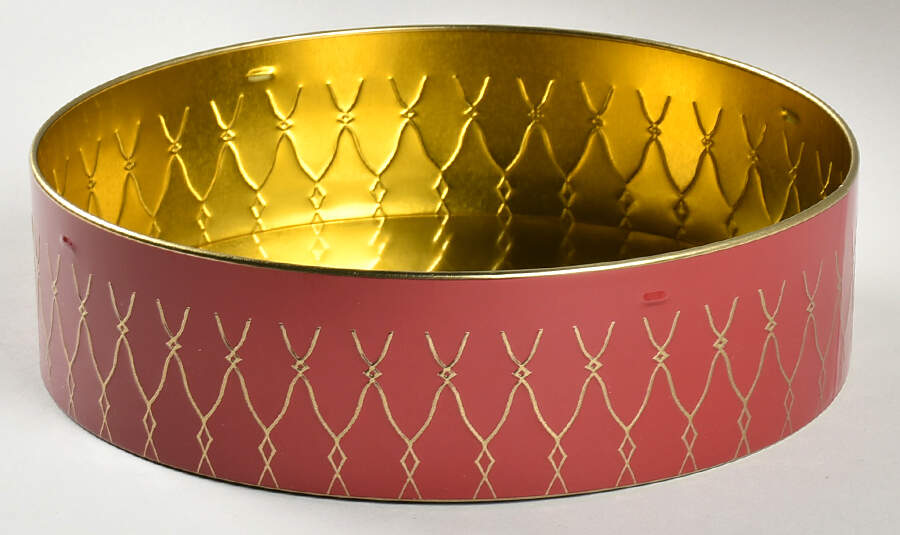 Noel Small Round Storage Tin No Lid by Williams-Sonoma-1