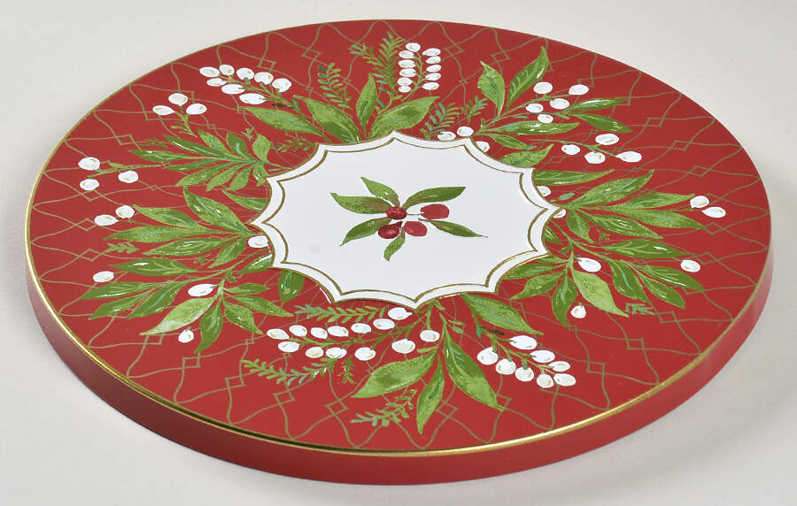Noel Lid for Large Round Storage Tin by Williams-Sonoma-1