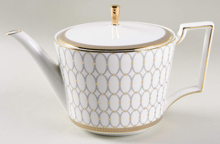 Renaissance Grey Teapot & Lid by Wedgwood-1