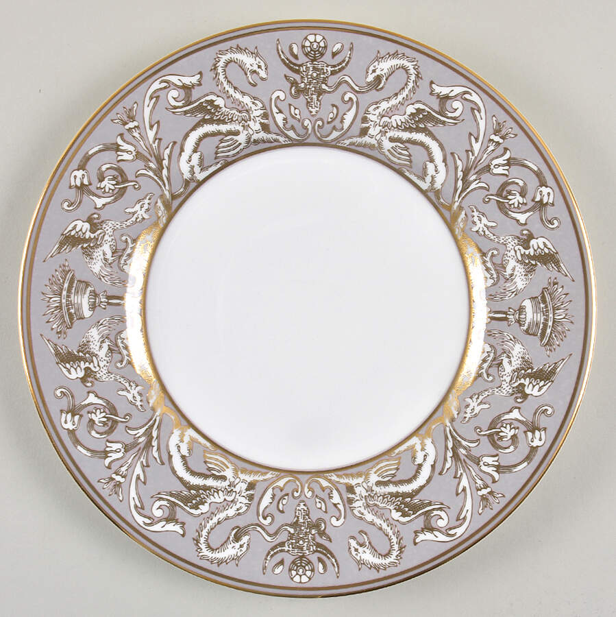 Renaissance Grey Accent Salad Plate by Wedgwood-1