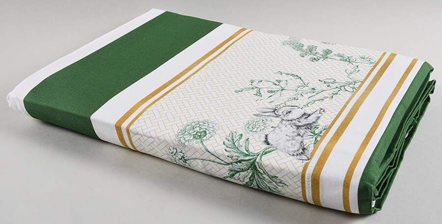 Garden Lattice 70" X 108" Rectangular Tablecloth by Williams-Sonoma-1