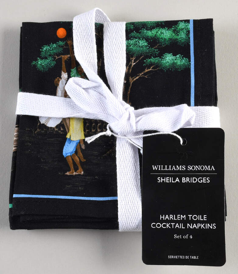 Sheila Bridges Cloth Cocktail Napkin - Set of 4 Motifs by Williams-Sonoma-1
