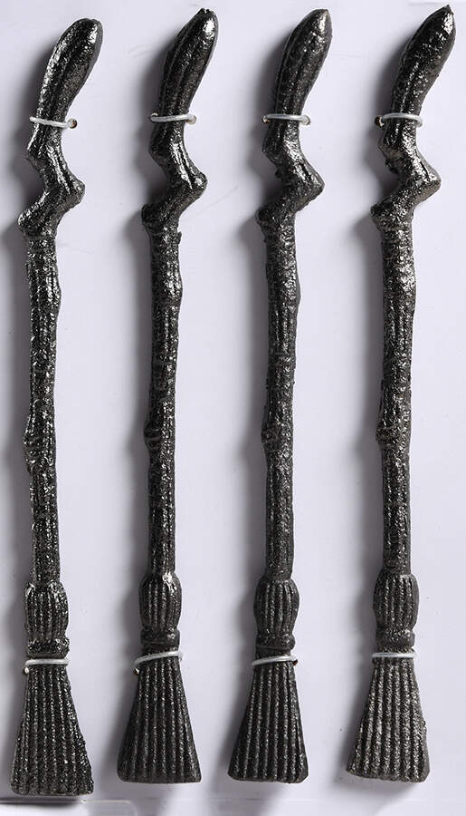 Spooky Soiree Metal Stir Stick - Set of 4 by Williams-Sonoma-1