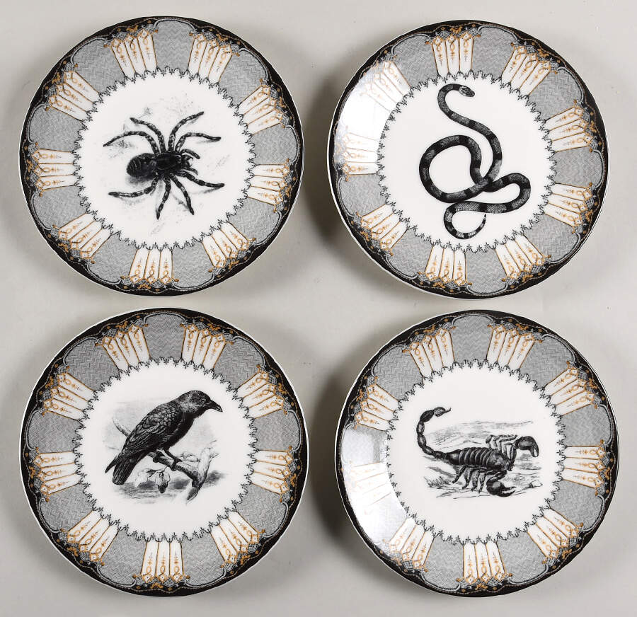 Spooky Soiree Appetizer Plate - Set of 4 Motifs by Williams-Sonoma-1