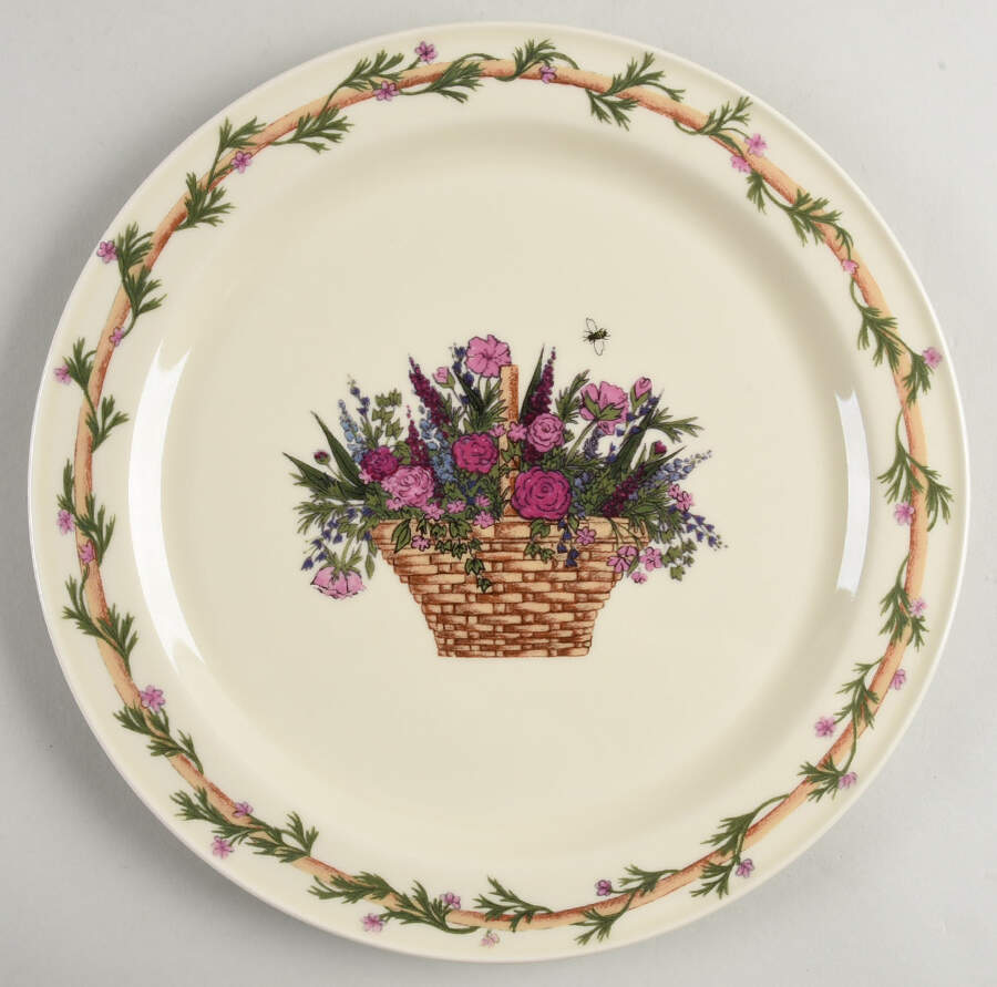 Botanical Basket Service Plate (Charger) by Workshop Gerald Henn-1
