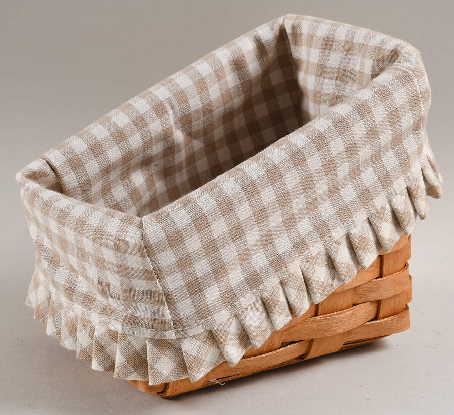 Baskets and Accessories Small Vegetable Basket (No Handles) & Liner by Workshop Gerald Henn-1