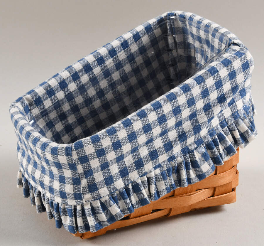 Baskets and Accessories Small Vegetable Basket (No Handles) w/ Liner & Protector by Workshop Gerald Henn-1