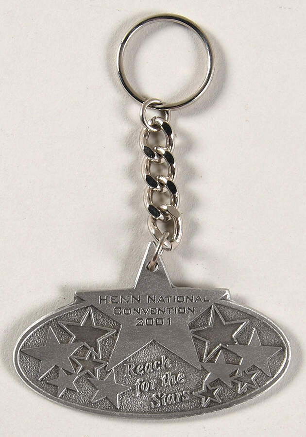 Baskets and Accessories 2001 National Convention Keychain "Reach for the Stars" by Workshop Gerald Henn-1