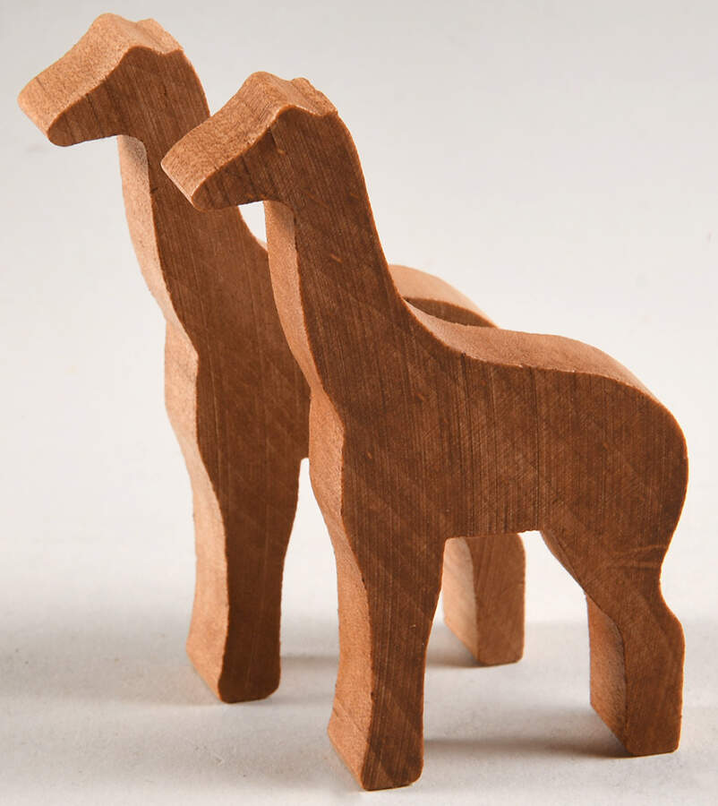 Baskets and Accessories Giraffe (Set of 2) for Noah's Ark Basket by Workshop Gerald Henn-1