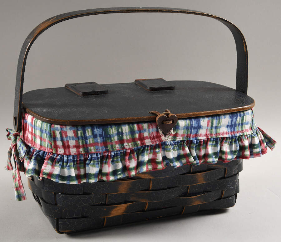 Baskets and Accessories Mom's Shoulder Purse Basket with Liner by Workshop Gerald Henn-1
