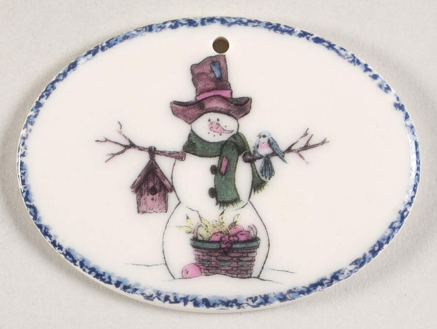 Baskets and Accessories Snowman Tie-On Charm for Basket by Workshop Gerald Henn-1