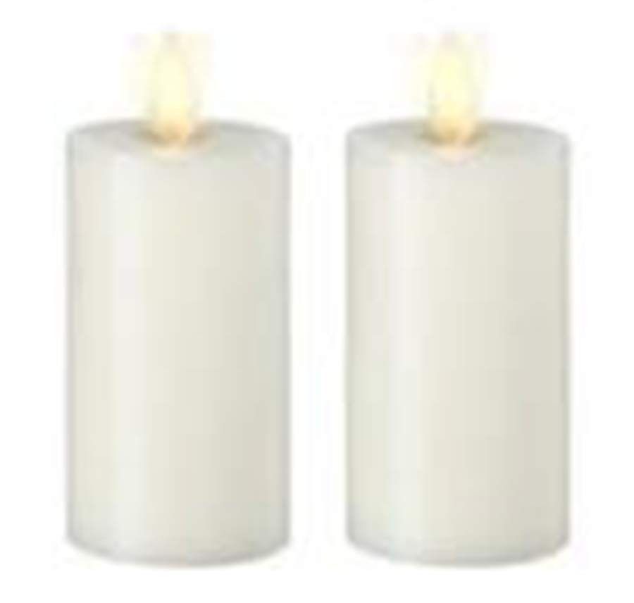 Giftware Q  2x3.5 Votives S/2 Unscented by Raz Imports-1