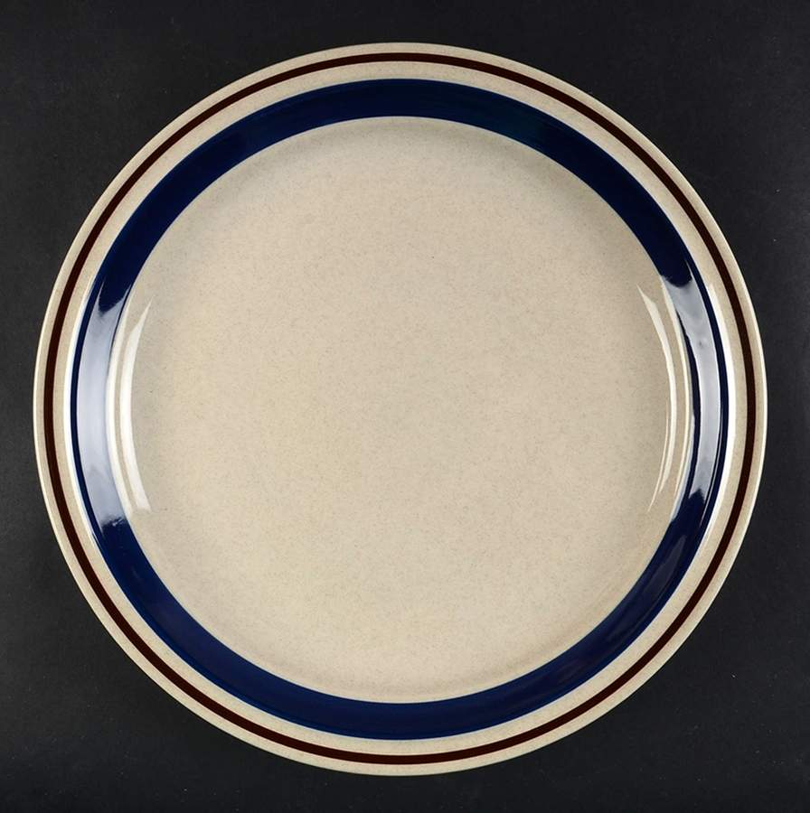 Chateau Cobalt Blue 12" Chop Plate (Round Platter) by Yamaka-1