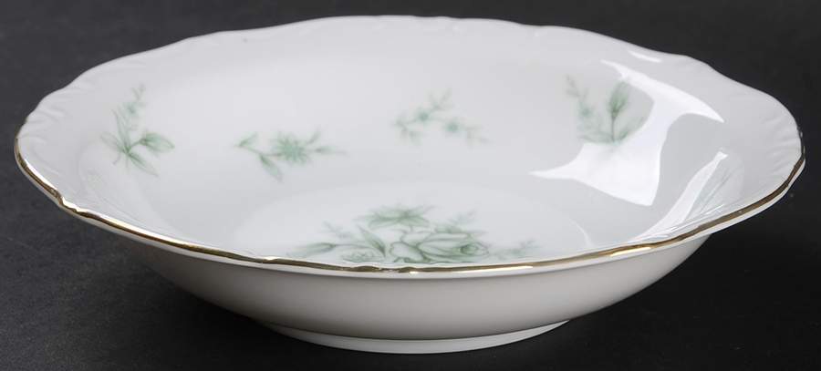 Jade Rose Rim Fruit/Dessert (Sauce) Bowl by Yamato-1