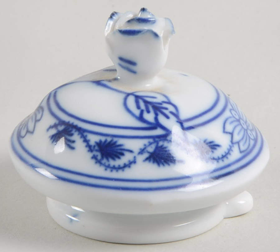 Blue Onion Lid for Mini Coffee Pot by Zwiebelmuster-1