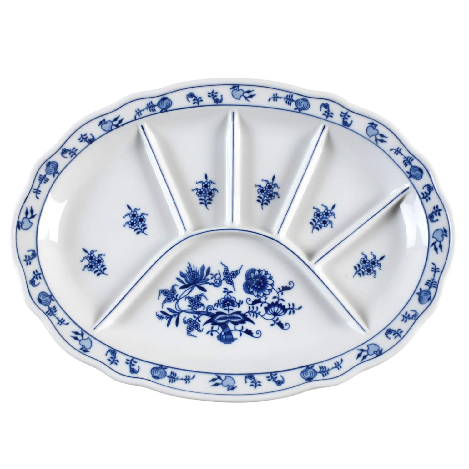 Blue Onion Fondue Plate by Zwiebelmuster-1