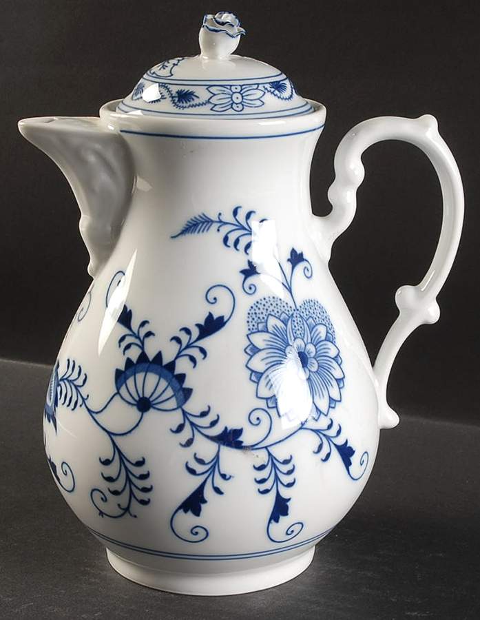 Blue Onion Coffee Pot & Lid by Zwerenz & Co.-1
