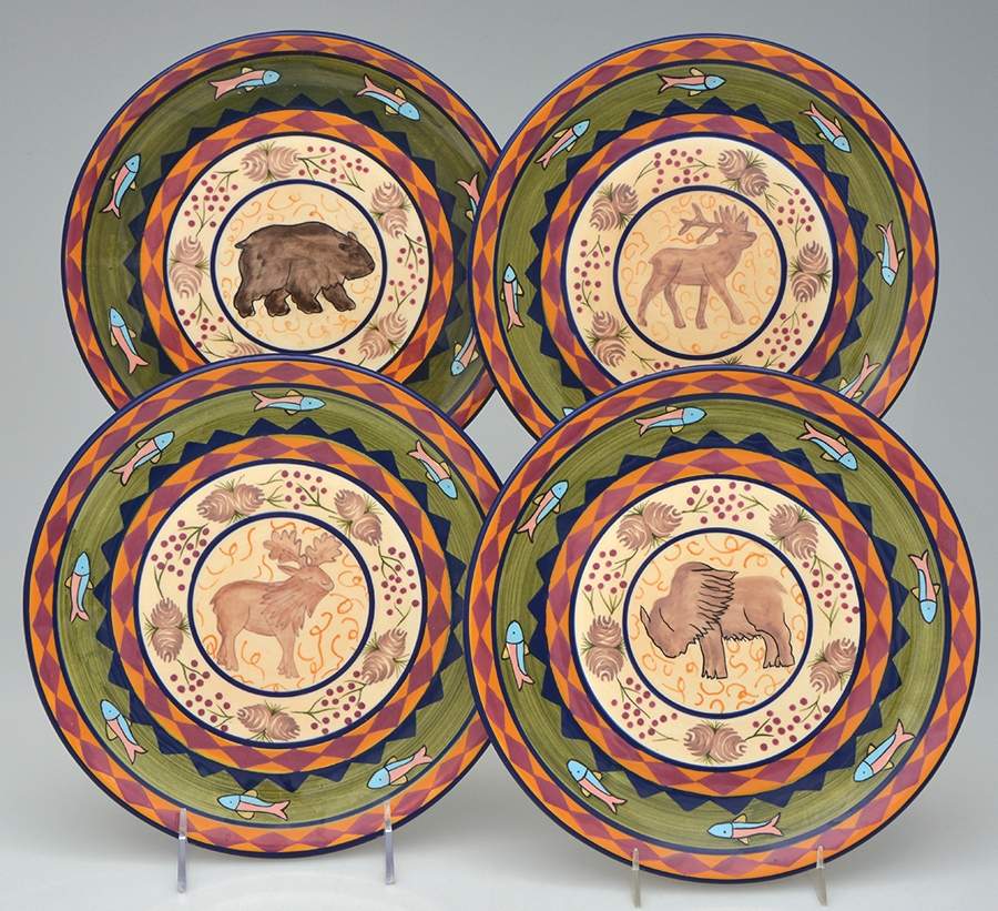 Field & Stream Salad Plate - Set of 4 by Zrike-1