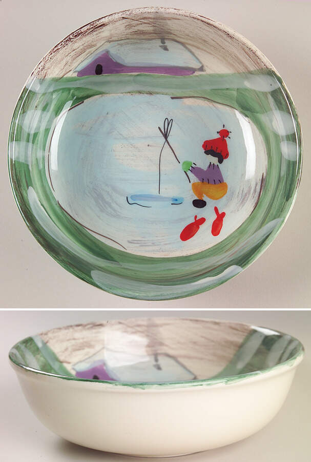Winter Frolic Soup/Cereal Bowl by Zrike-1