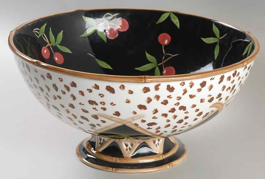 Bamboo Forest 11" Large Salad Serving Bowl by Zrike-1