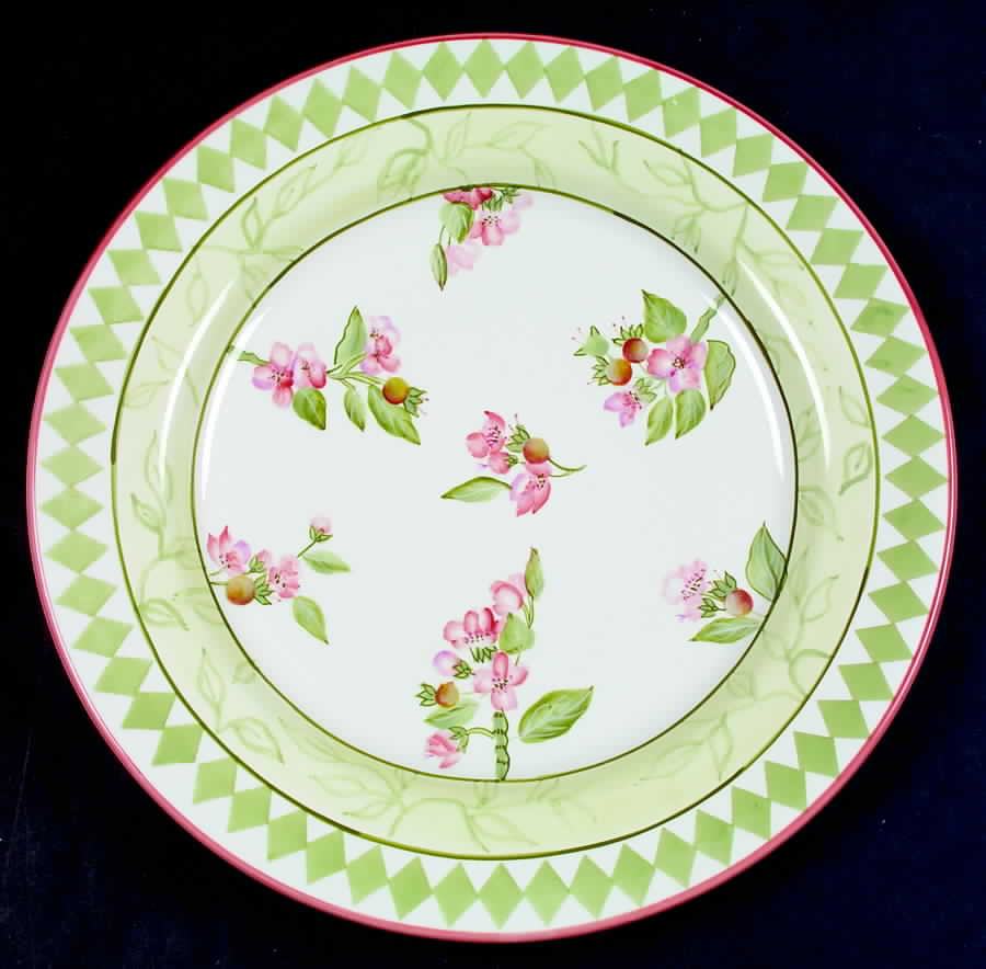 Apple Blossoms Dinner Plate by Zrike-1