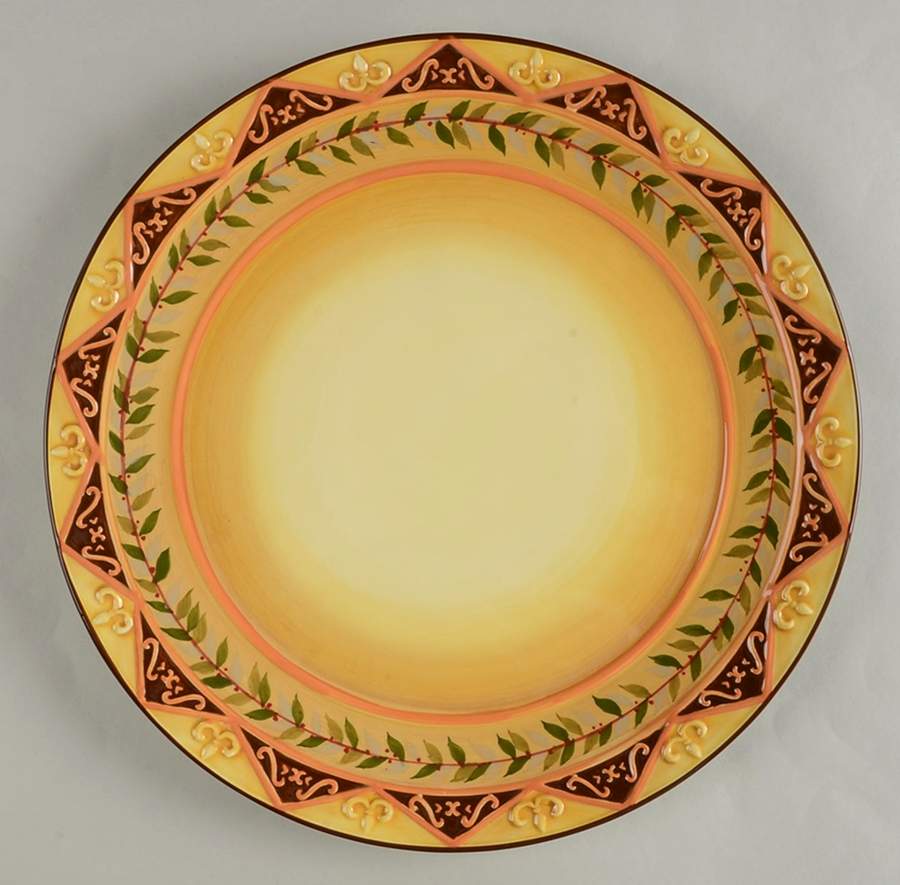 Old Country Dinner Plate by Zrike-1
