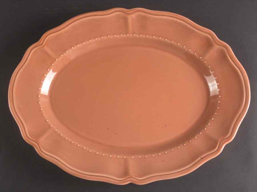 Tuscany Terra Cotta 18" Oval Serving Platter by Zrike-1