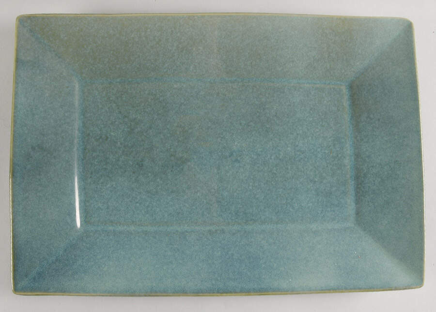 Java Blue 17" Rectangular Serving Platter by Z Gallerie-1