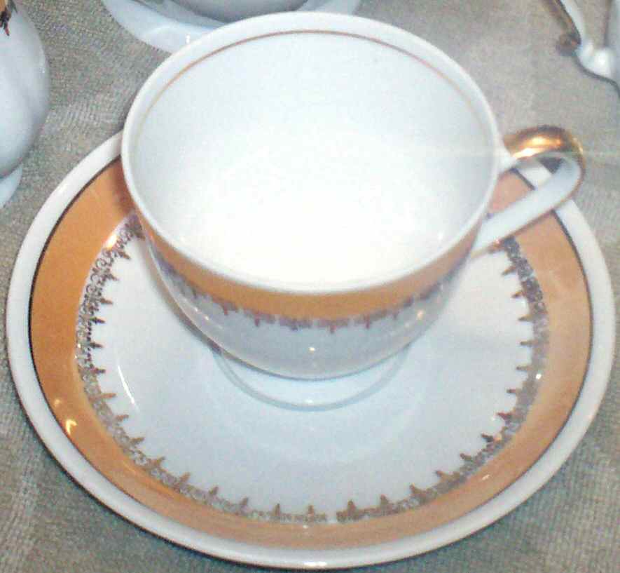 ZAJ1 Footed Cup & Saucer Set by Zajecar-1