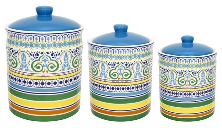 Algarve (3 Piece) Canister Set (Box Set) by Zrike-1
