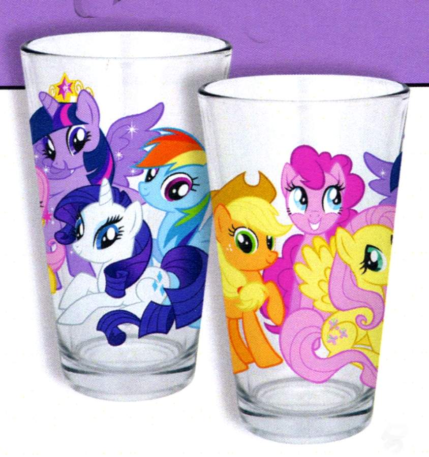 My Little Pony Tumbler/Milk Glass by Zrike-1