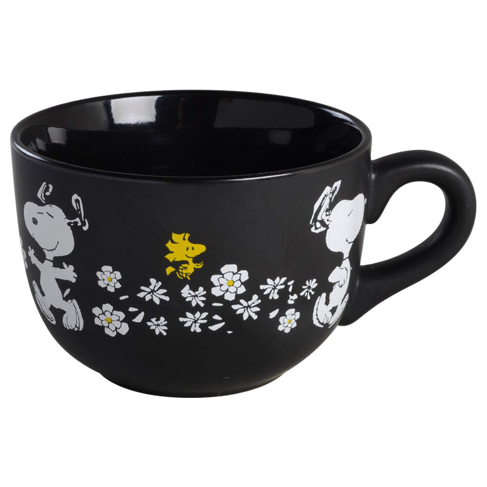 Peanuts Floral Soup Mug by Zrike-1