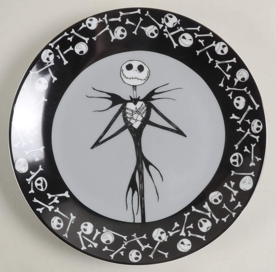 Nightmare Before Christmas Salad Plate by Zrike-1