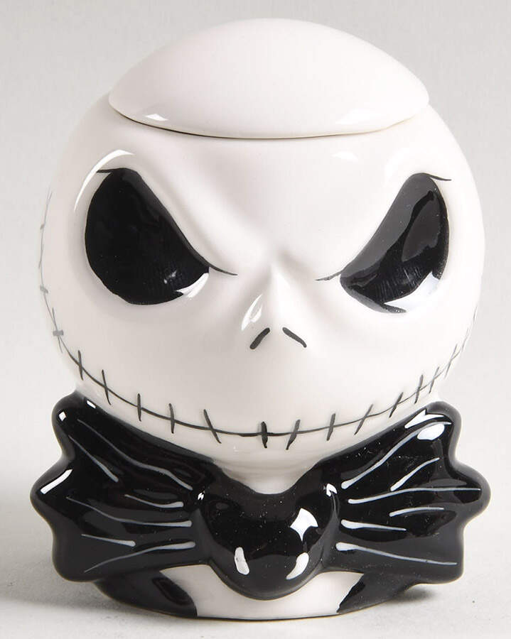 Nightmare Before Christmas Figural Sugar Bowl & Lid by Zrike-1